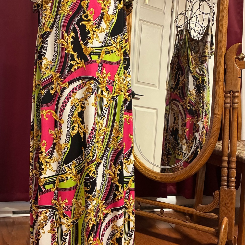 Wall St. Vibrant Maxi Dress